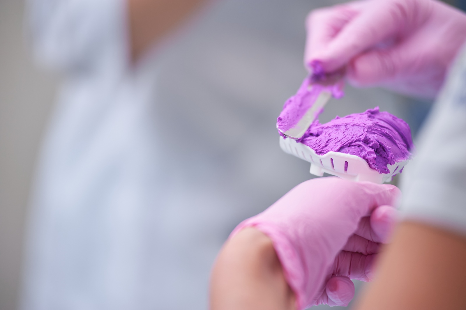 Dental Surgery Prosthetics Work Dentist Makes